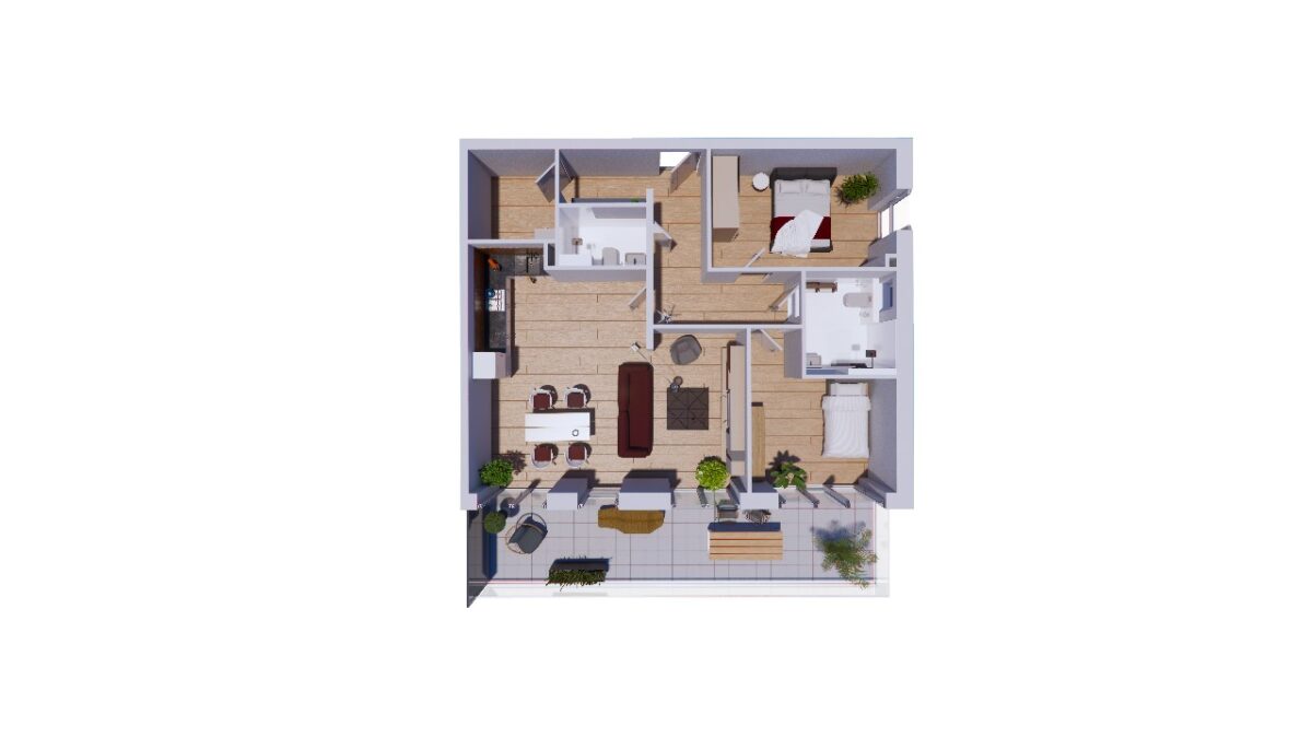 JA, zur exklusiven Neubau-Mietwohnung mit unverbaubarem Weitblick ins Grüne! – Bild: 29170