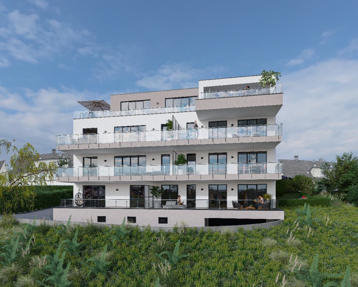 JA, zur exklusiven Neubau-Mietwohnung mit unverbaubarem Weitblick ins Grüne! – Bild: 29156