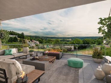 JA, zur exklusiven Neubau-Penthouse-Mietwohnung mit unverbaubarem Weitblick ins Grüne! – Bild: 29212